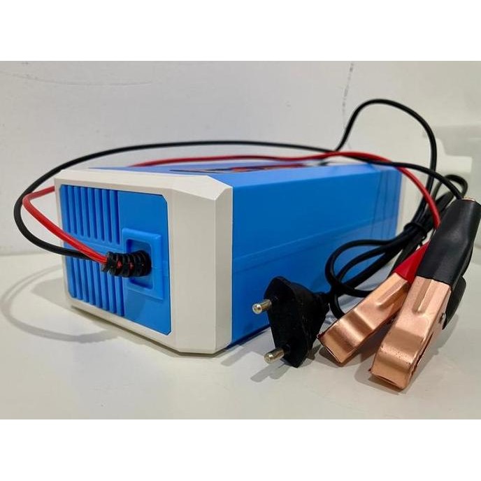 Charger Aki 12V-24V 10A / Charger Aki Fast Charging Otomatis 12 Volt - 24 Volt 10 Ampere