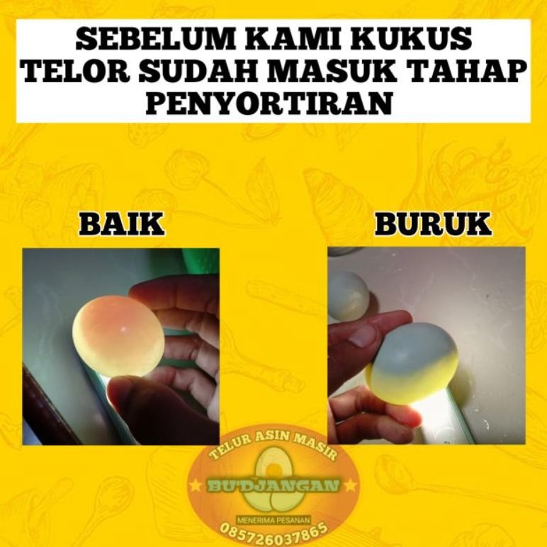 

_Kecil_ Telor Asin Masir Dan Berminyak (Isi 10 Butir) Ia-76