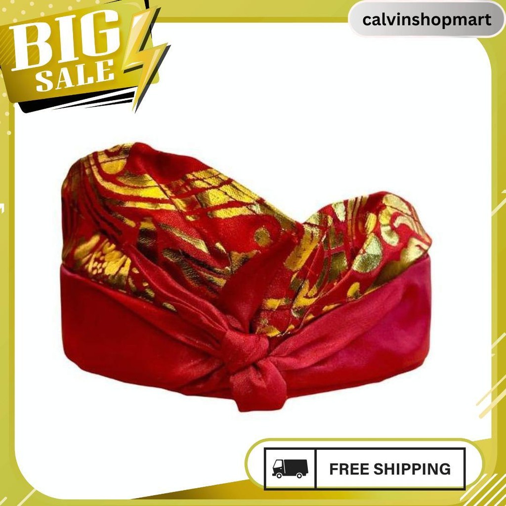 Udeng Bali Putih _ Iket Bali Prada Iket Sendiri Praktis Siap Kirim