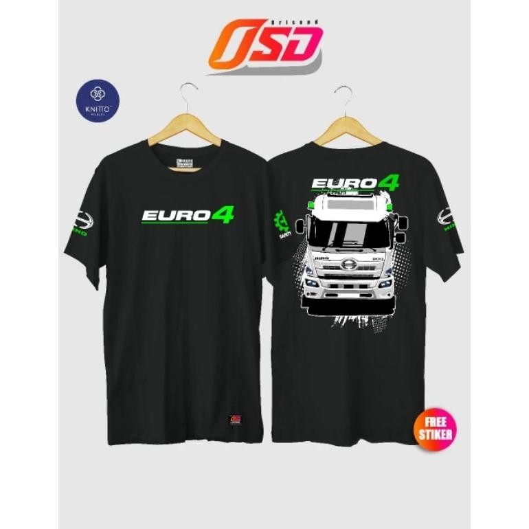 Promo Kaos Truck Hino 500 Euro 4 Lohan Driver Muda Hauling