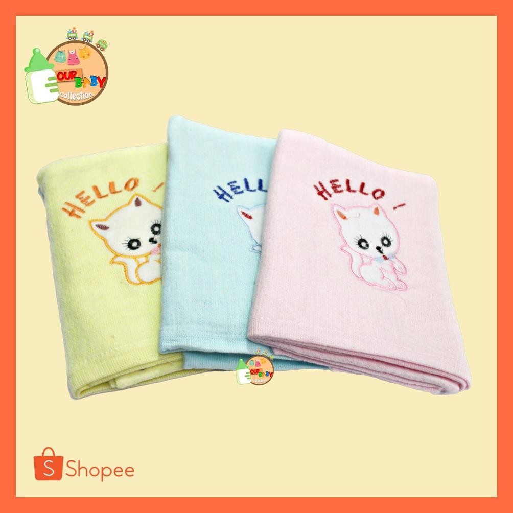 Diskon Handuk Bayi Lembut,Halus Handuk Anak 60 X 110Cm Ivory Diskon