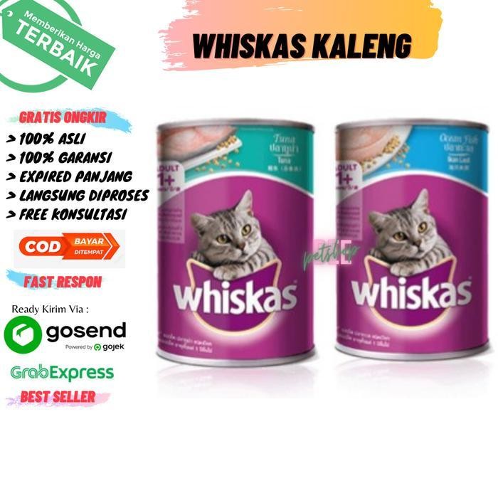 Whiskas Kaleng Tuna 400Gr Makanan Basah Untuk Kucing Kitten Dan Adult