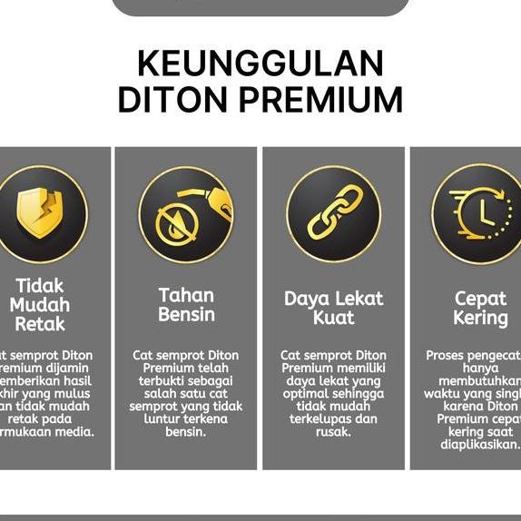 Diton Banten Diton Cat Semprot Pilox Clear Coat Finishing