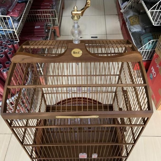 SANGKAR KANDANG KOTAK BNR REBORN PREMIUM JATI NATURAL DOF NO 2