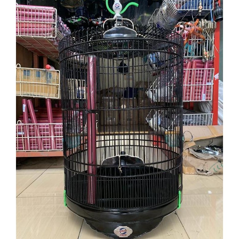 SANGKAR KANDANG MURAI EBOD JAYA HITAM DAN COKLAT LIS NO 3