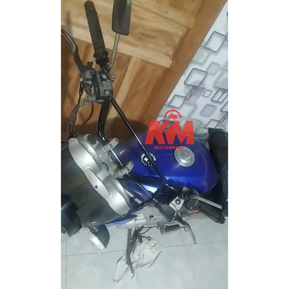 Stang Trail Variasi Stir Setang Motor Universal Racing Tinggi 17 cm Panjang 73 cm Cocok ke Ninja R15