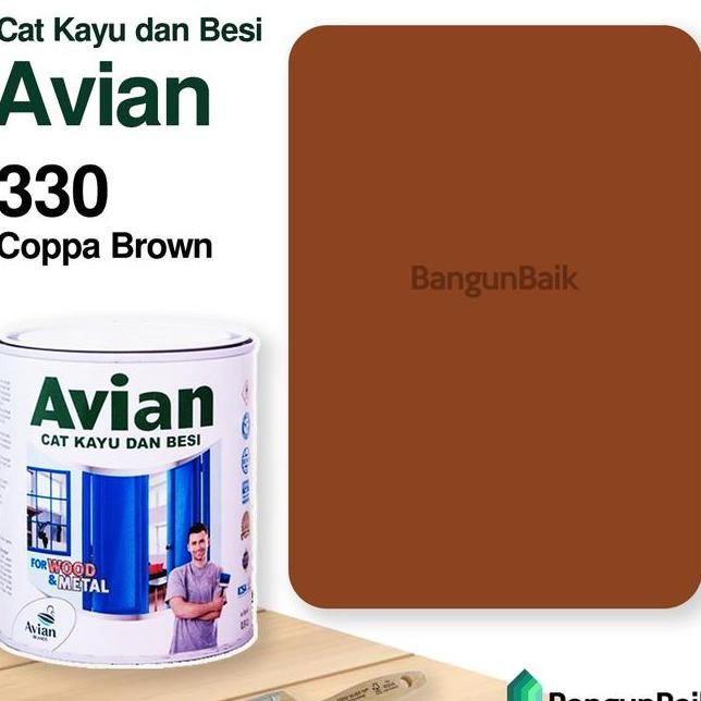 Avian 330 Copra Brown Cat Minyak Kayu Besi