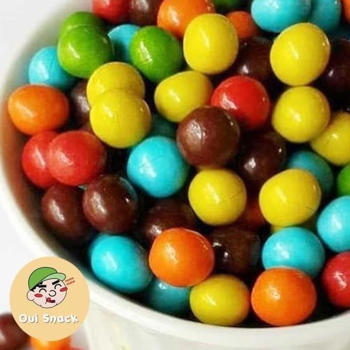 

Biskuit Bola Pelangi / Coklat Kiloan 500Gr | Oui Snack