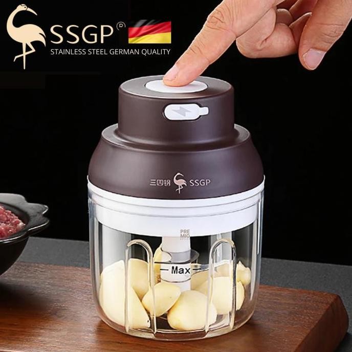 

Terlaris Premio Mini Chopper Blender Portable Penggiling Bumbu Dapur Daging