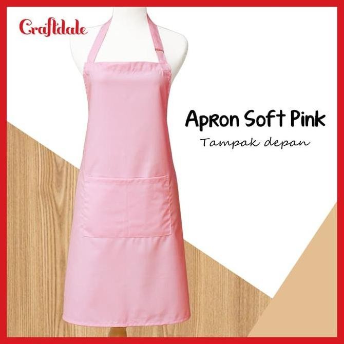 

Terlaris Apron/Celemek - Soft Pink