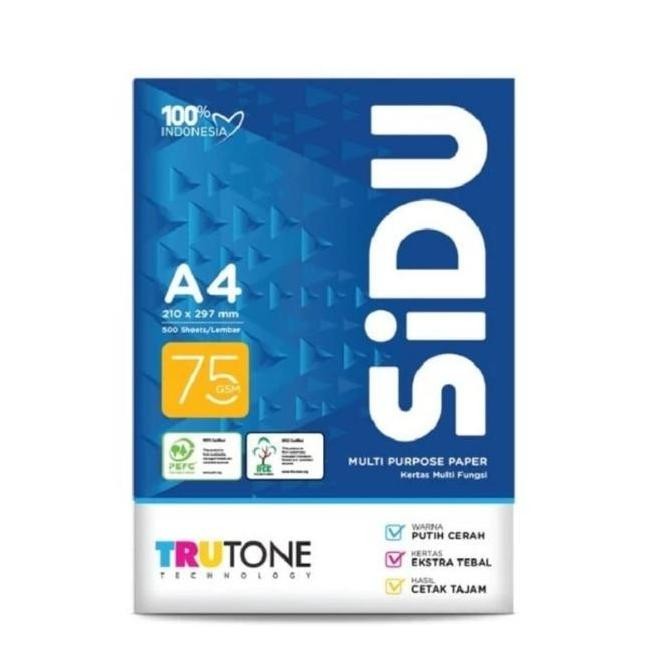 

Kertas HVS A4 75 gram SIDU