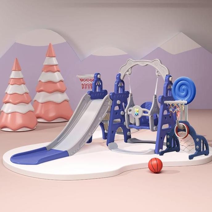 [LAOUT] SLIDE SWING / PROSOTAN AYUNAN LENGKAP DENGAN RING GAWANG