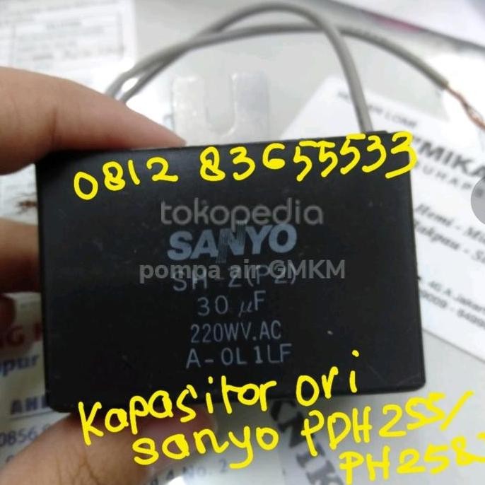 Kapasitor Original Sanyo Pdh 255 Jp / Sanyo Ph 258 Jp / Kapasitor 30Mf Co