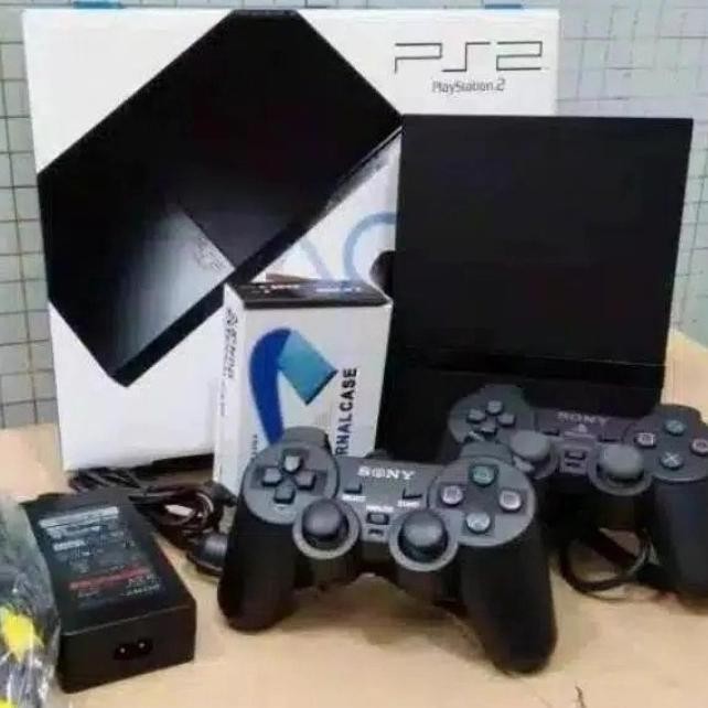 Terlaris Ps2 Slim Hardisk 160 / 80 / 40 Gb Matrix + 2 Stik