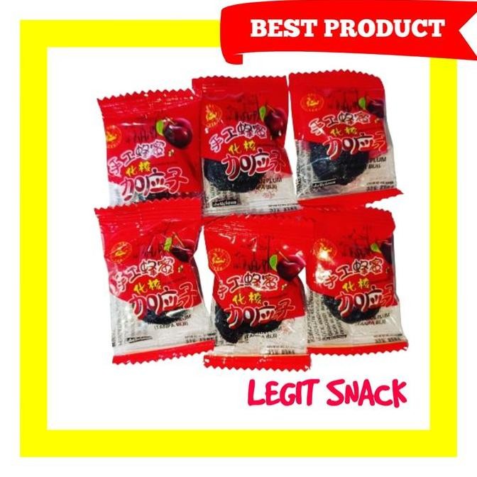 

Manisan Plum Tanpa Biji Bungkus Merah / Plum Asam Manis 250 Gr