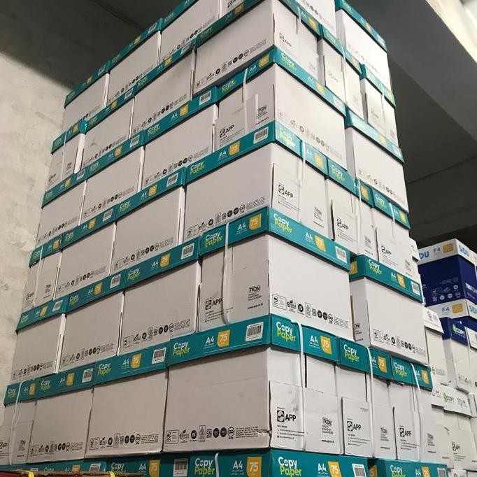 

TERBARU KERTAS HVS A4 / F4 75 GR COPY PAPER ( isi 5 rim) BISA GRAB!