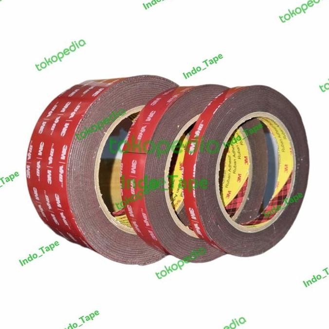 

New Product - Double Tape 3M Vhb 4900 Double Tape Merah Original Perekat Serbaguna Kiarastoreku