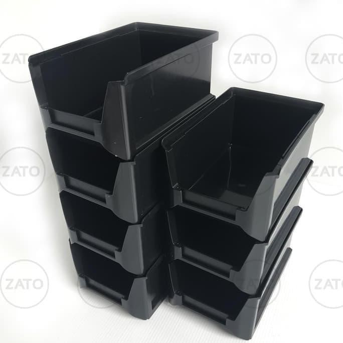 

New Product - Big Isi 9 Pcs Kotak Plastik Stackable Mono Rako Rak Susun Rak Komponen Kiarastoreku
