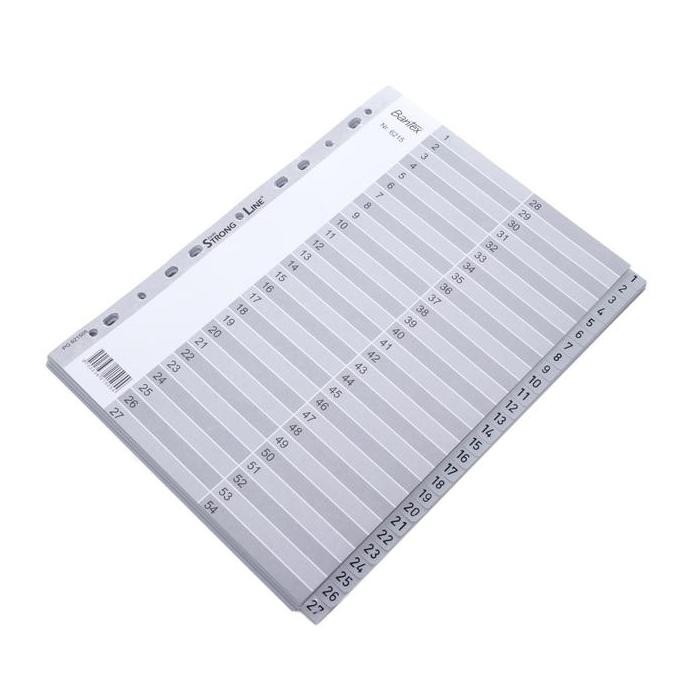 

Bantex Numerical Indexes A4 54 Pages (154 Index) 6215 05 Co