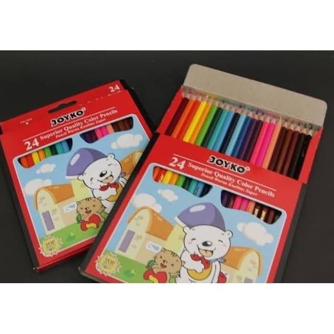

HJK Pensil Warna Joyko 24 Warna Panjang CP-24PB