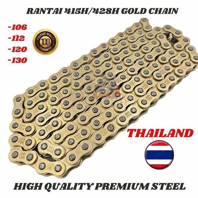 Rante Rantai Gold Emas 428 H 428H Thailand 106 112 120 130 L Thailand Gold Chain