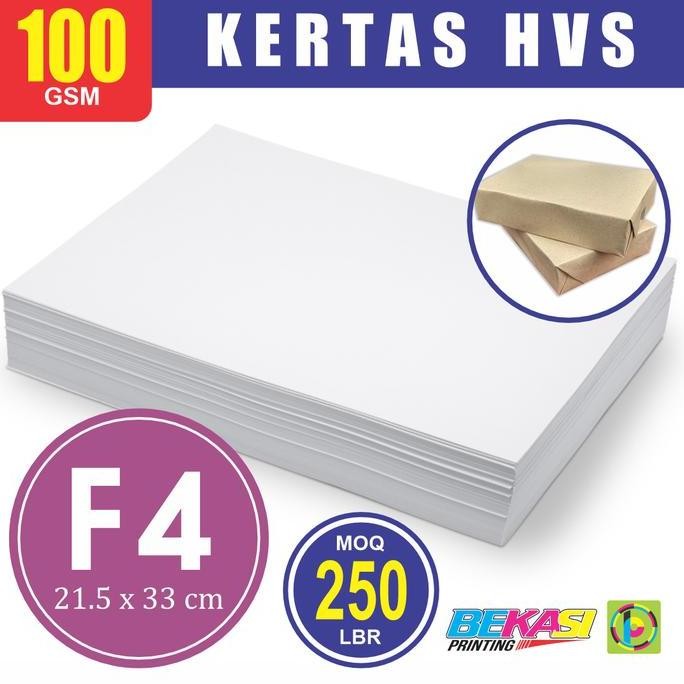 

Kertas Print Fotocopy - HVS F4 100 gram