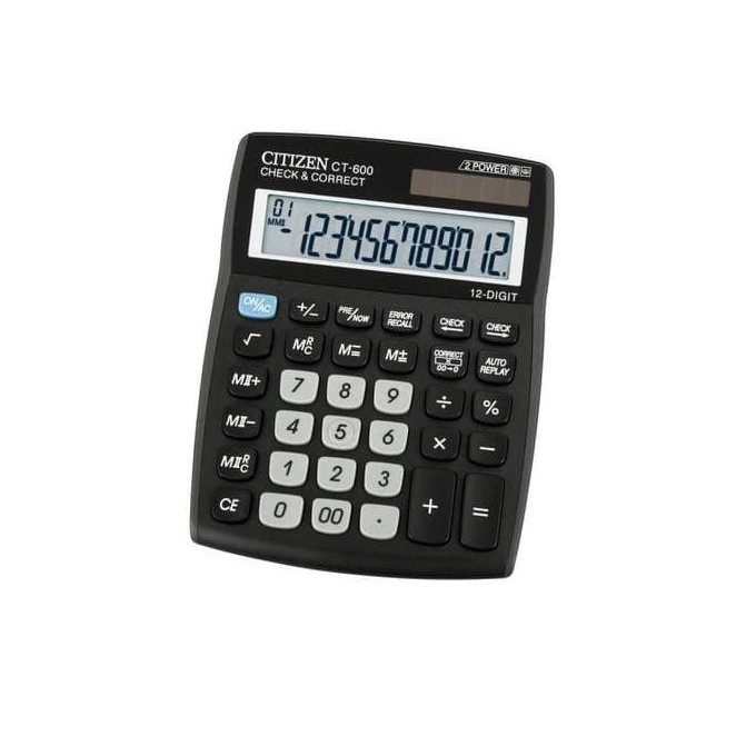 

New Product - Citizen Kalkulator Ct 600 J - Hitam Kiarastoreku