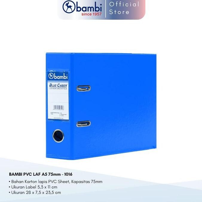 

[SOSHOP] BAMBI ORDNER 1016 LEVER ARCH FILE A5