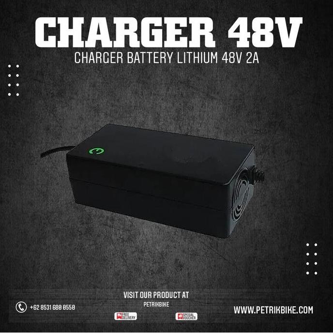 Charger Battery Lithium 48V 2A ||  Charger Sepeda Motor Listrik