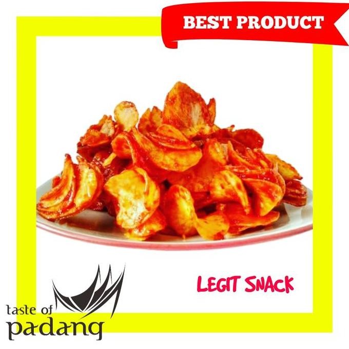 

Keripik Singkong Padang Balado / Kripik Singkong Lengket Pedas Manis