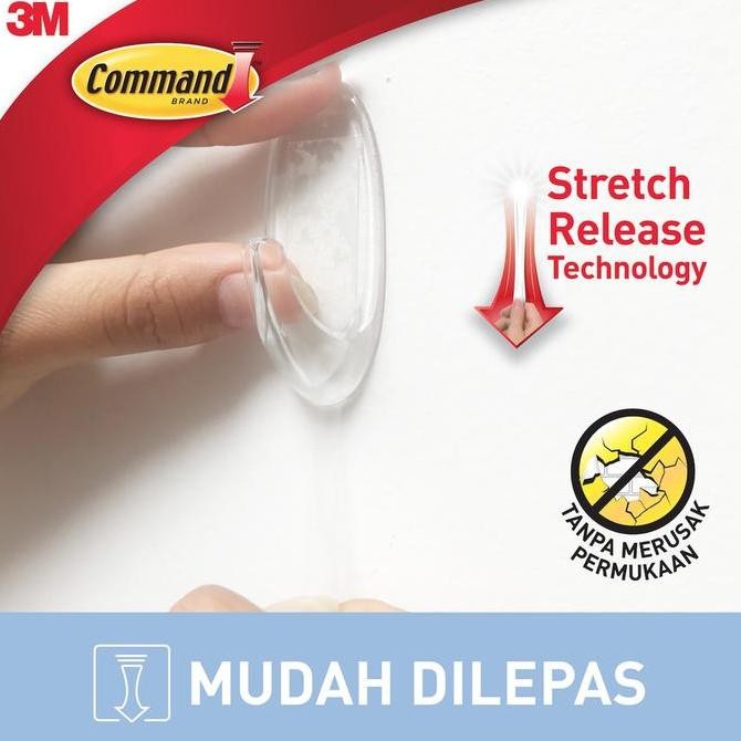 

New Product - 3M Command Clear Small Hooks, Gantungan Perekat Kuat, 17092Clr Kiarastoreku