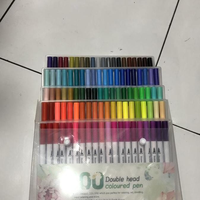 

New Product - Brush Pen Dual Tip Isi 100 Kiarastoreku