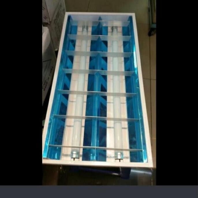 KAP LAMPU TL LED RM 2X18 KOMPLIT TL LED Philips Ecofit PLAFON KOMPLIT