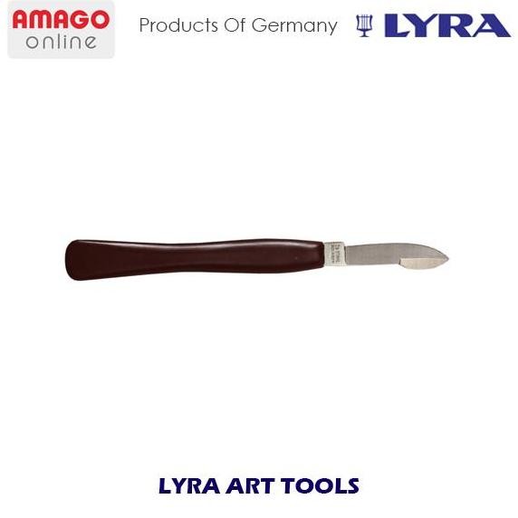 

Lyra Art Tools - Knife W/ Wood Handle (Pisau Rautan) - 2091505 Co