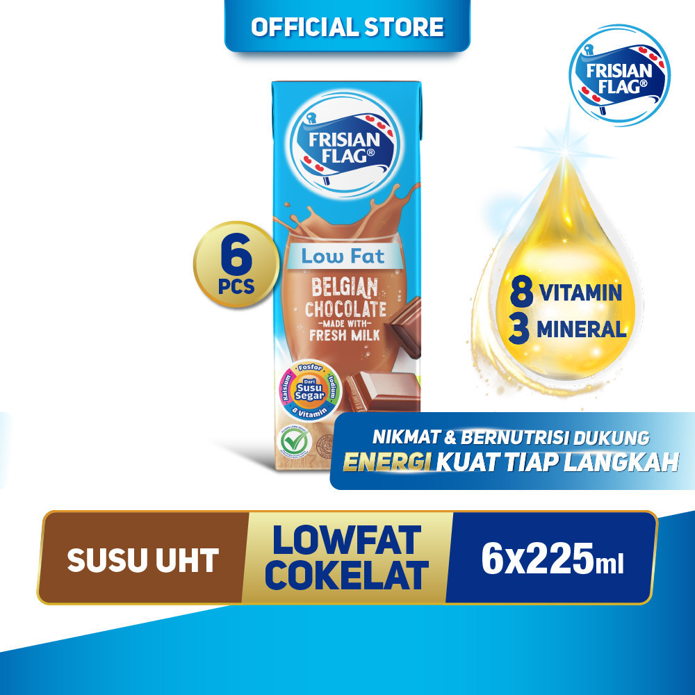 

Frisian Flag Low Fat Belgian Chocolate 225ml x 6