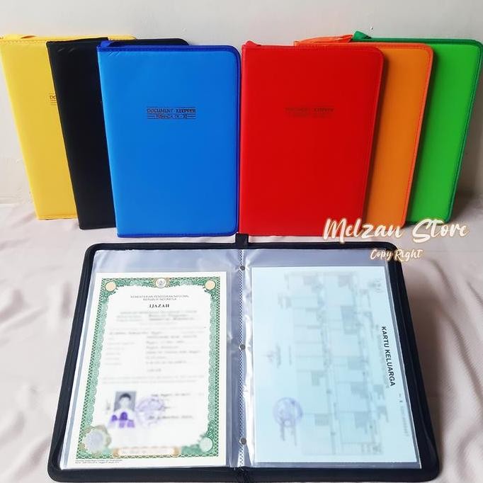 

Dokumen Keeper Ukuran Folio Isi 20 Lembar / Map Ijazah / Map Kk / Map Dokumen Co