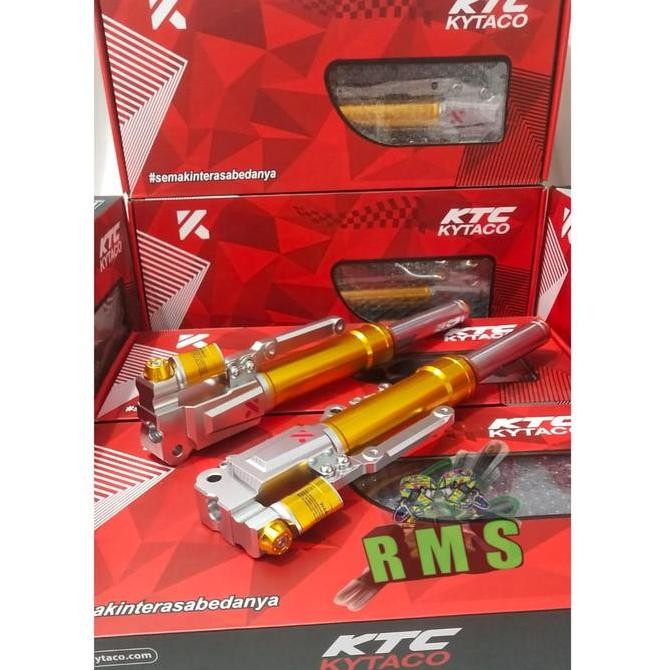 Shock Shockbreaker Ktc Kytaco Depan Nmax Old,Nmax New Shock Usd Black