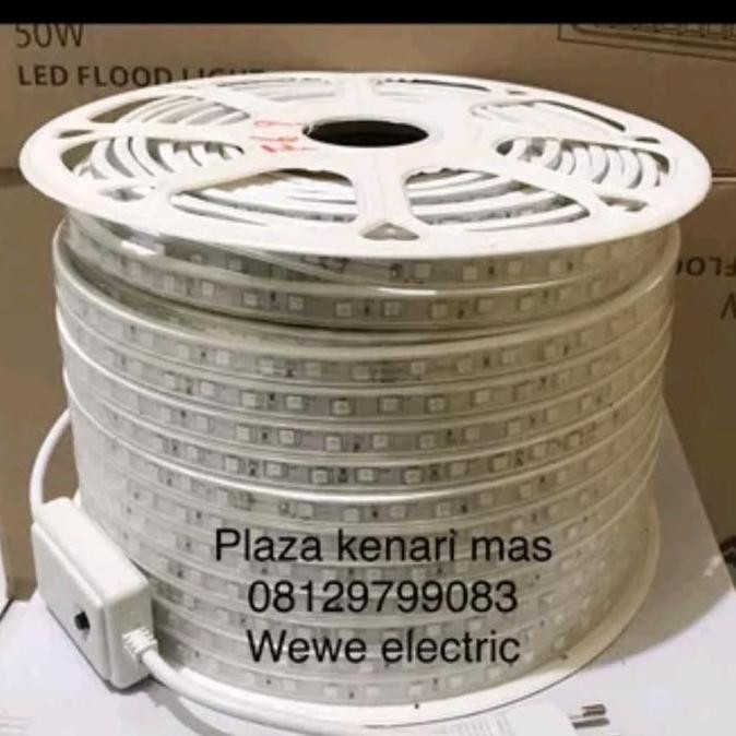 lampu selang 5050 rgb warna warni 100m lampu led strip 5050 100m rgb