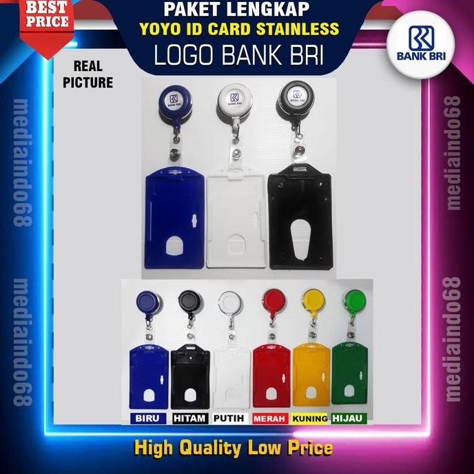 

Yoyo Gantungan Id Card Putar Stainless-Bank Bri Co