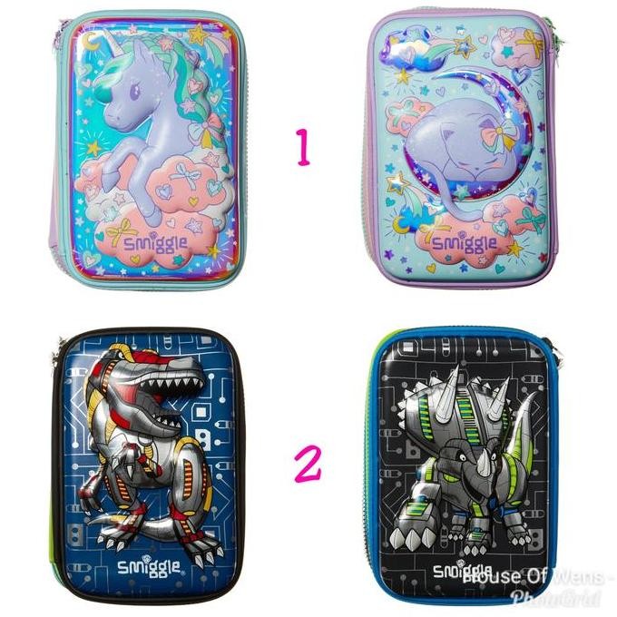 

Smiggle Illusion Triple Hardtop Pencil Case - Tempat Pensil Smiggle Co
