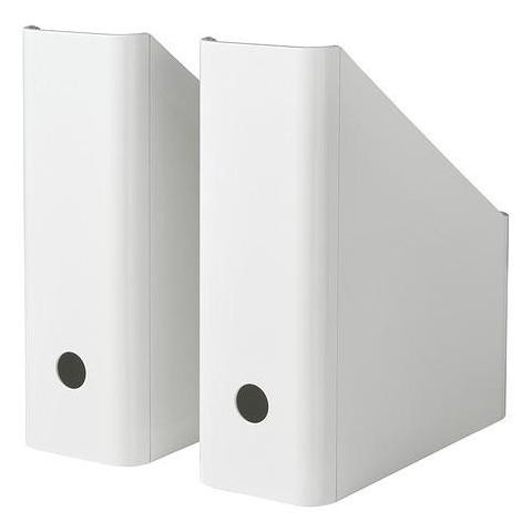 

1 Set 2 Pcs Tempat File Majalah Dan Dokumen Serbaguna, Putih Ori Co