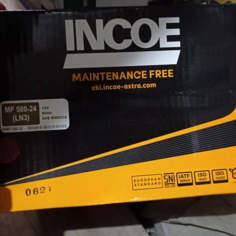 NEW aki/accu mobil 58024 (80ah) incoe mf