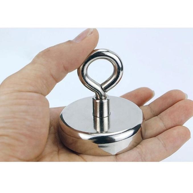 Magnet Neodymium Super Strong Kuat Model Bulat Besar Magnet Fishing Co