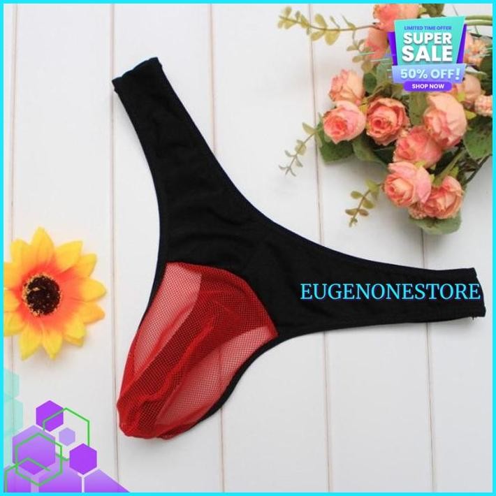 THONGS PRIA TRANSPARAN SEXY CELANA DALAM PRIA CELANA JALA TIPIS G STRING SEXY Y PRODUK TERBAIK