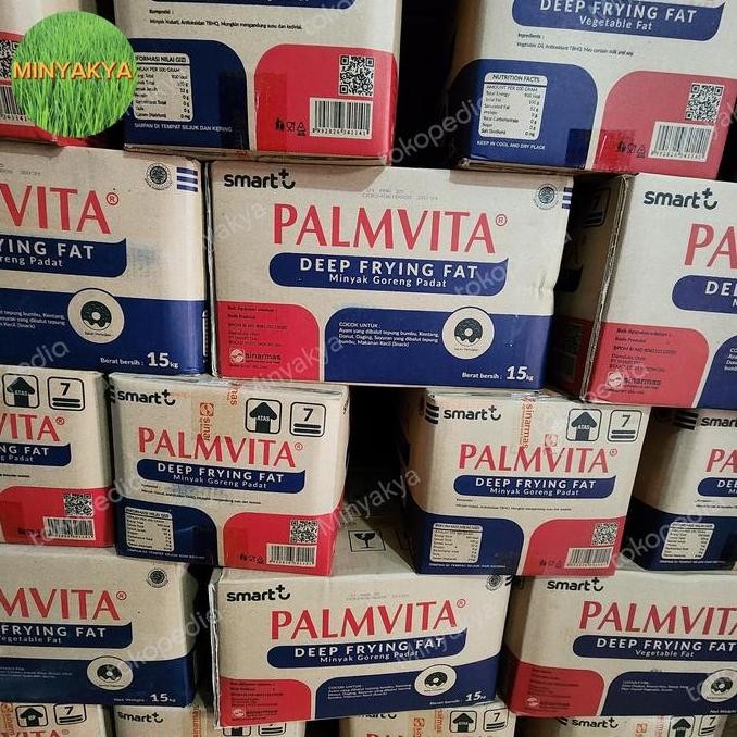 

Promo Minyak Padat Palmvita Deep Frying Fat Minyak Goreng Padat 15Kg