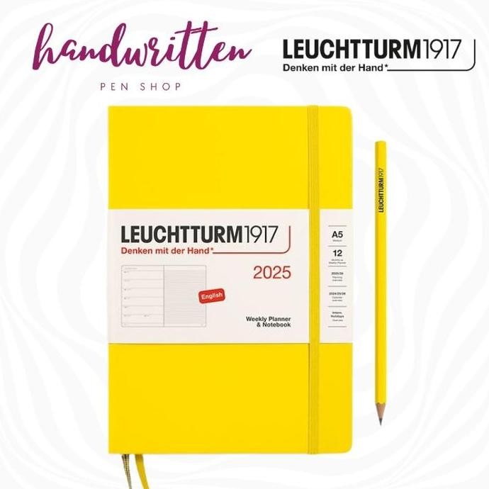 

Leuchtturm 1917 2025 Weekly Planner & Notebook Medium A5 Hardcover Co