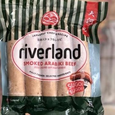 

(Allthebest) Riverland smoke arabiki beef Sausage sosis sapi 360gr