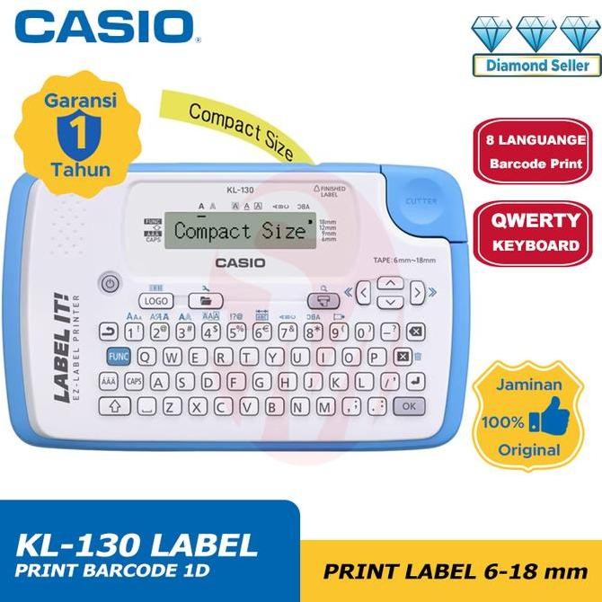 

Label Mesin Casio Kl-130 Printing Label Cetak Nama Bar Qwerty Keyboard Co