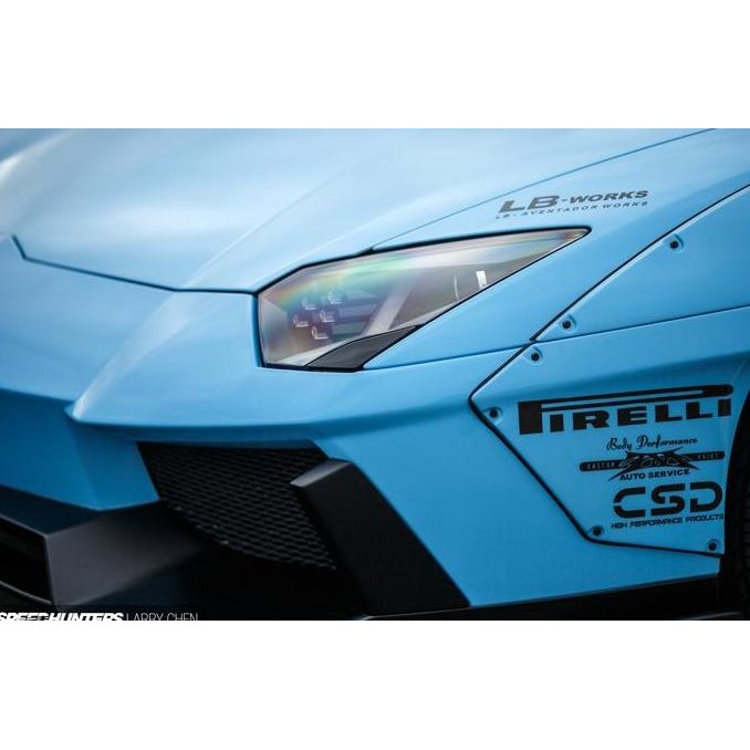 TERBARU LAMBORGHINI AVENTADOR LP700-4 LIBERTY WALK 1/24 CUSTOM DECAL