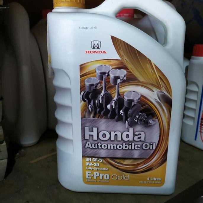 Oli Mesin Mobil Honda Epro E-Pro Gold 4 Liter Asli Ori Pilihan Terbaik Profesional